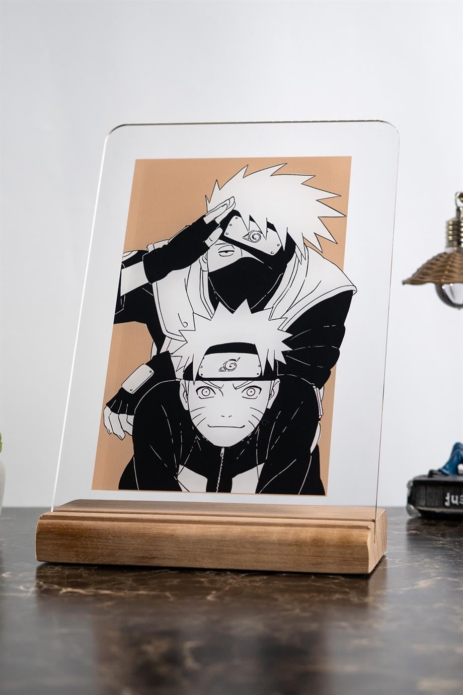 Naruto Ev Dekoru Kakashi Uzumaki Anime Severlere Hediyelik Masa Süsü