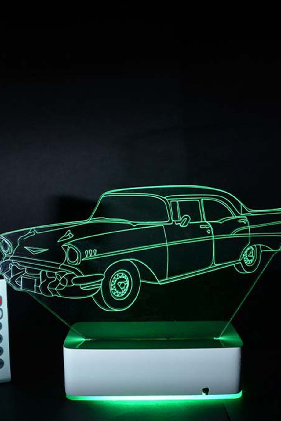 Özel Tasarım Klasik Chevrolet 3D Led Lamba