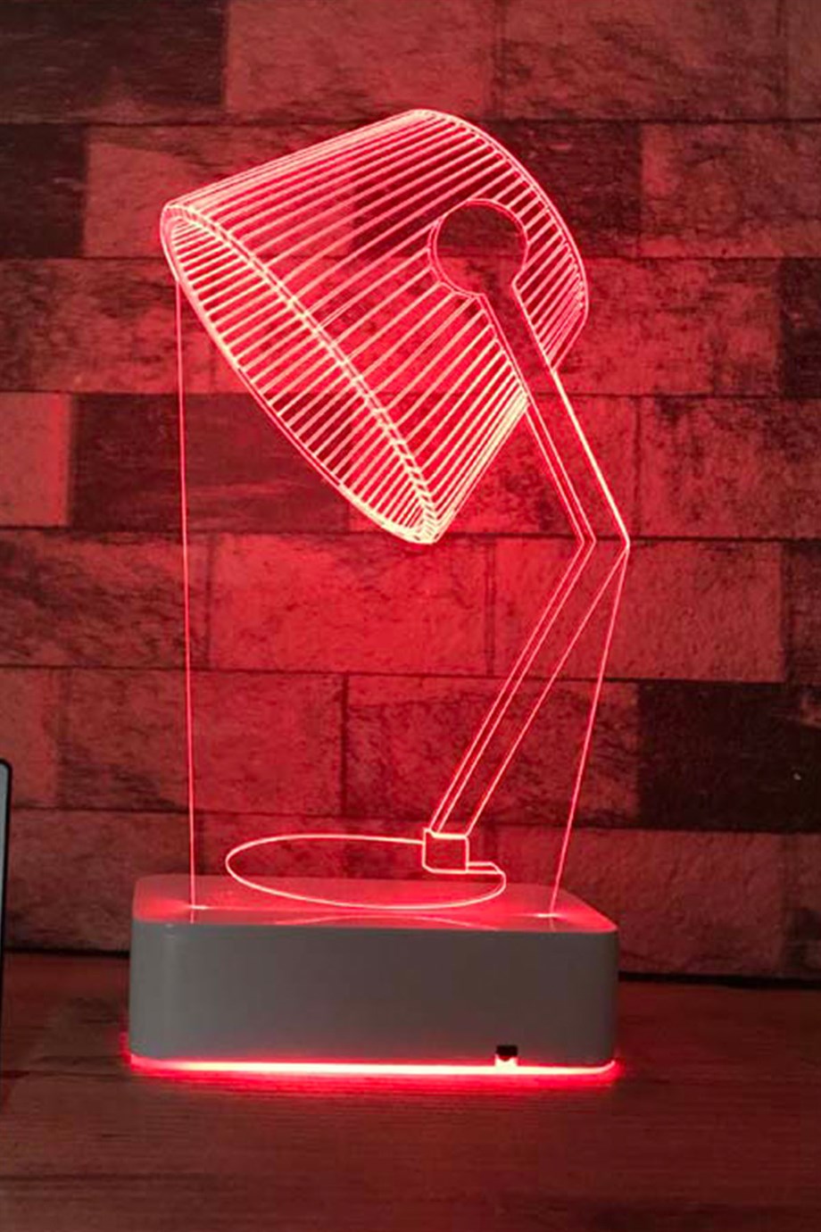 Özel Tasarım Masaüstü 3D Dekoratif Led Lamba