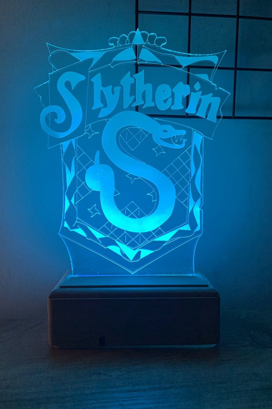 Slytherin Harry Potter 16 Renk Gece Lambası