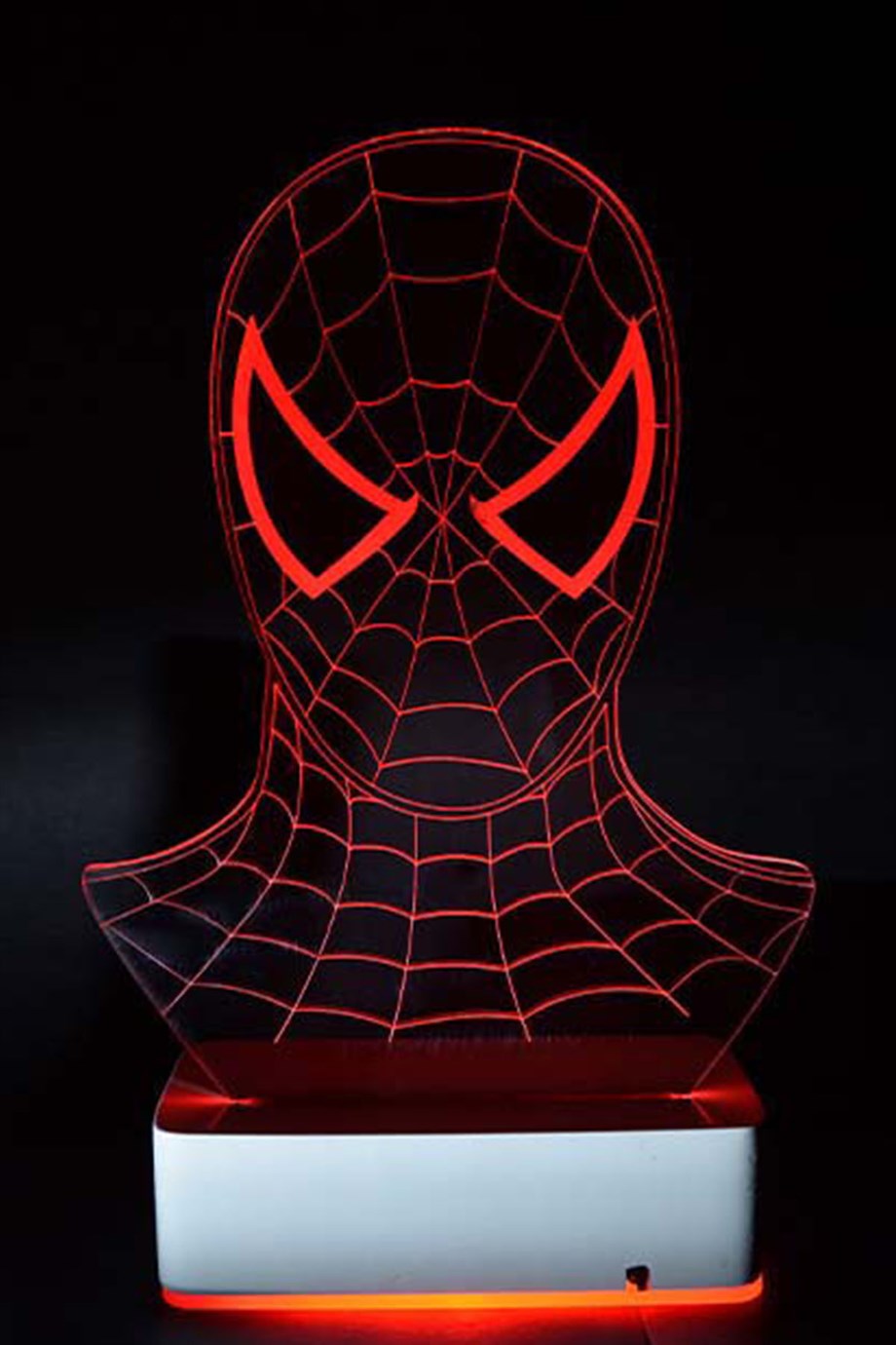 3D Spiderman Örümcek Adam 16 Renk Gece Lambası