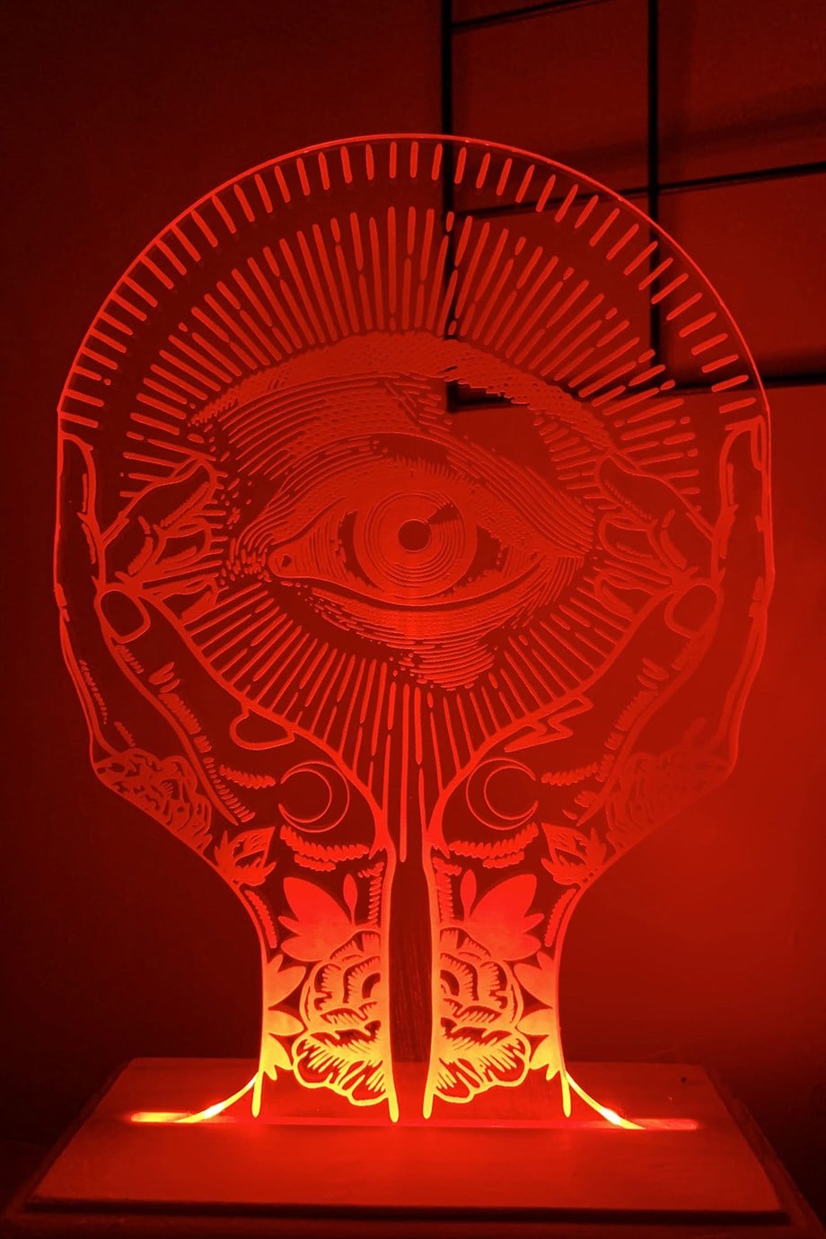 ALL SEEING EYE Gece Lambası 3D 16 Renk