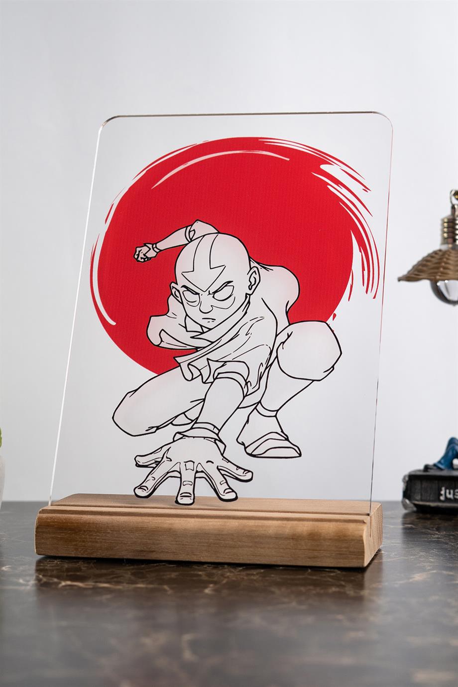 Avatar Ev Dekoru Aang Anime Severlere Hediyelik Masa Süsü