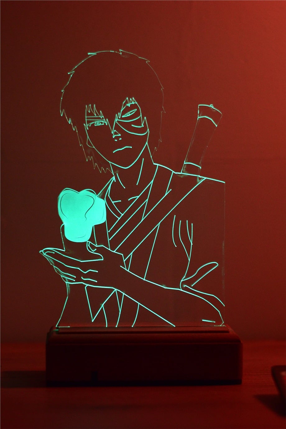Avatar Zuko 16 Renk Anime Gece Lambası
