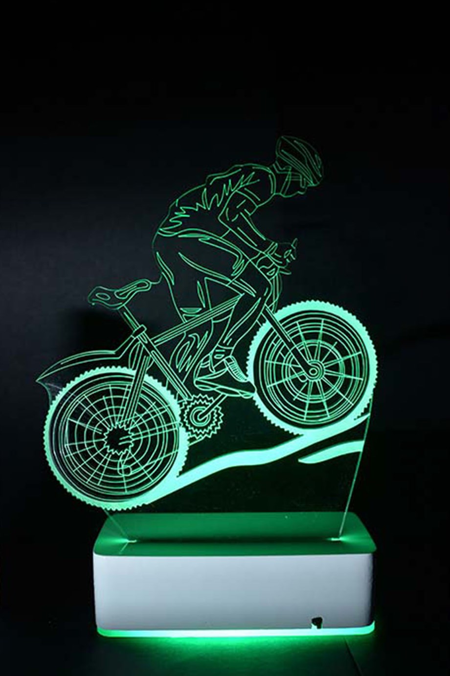 BİSİKLET 3D 16 RENK GECE LAMBASI