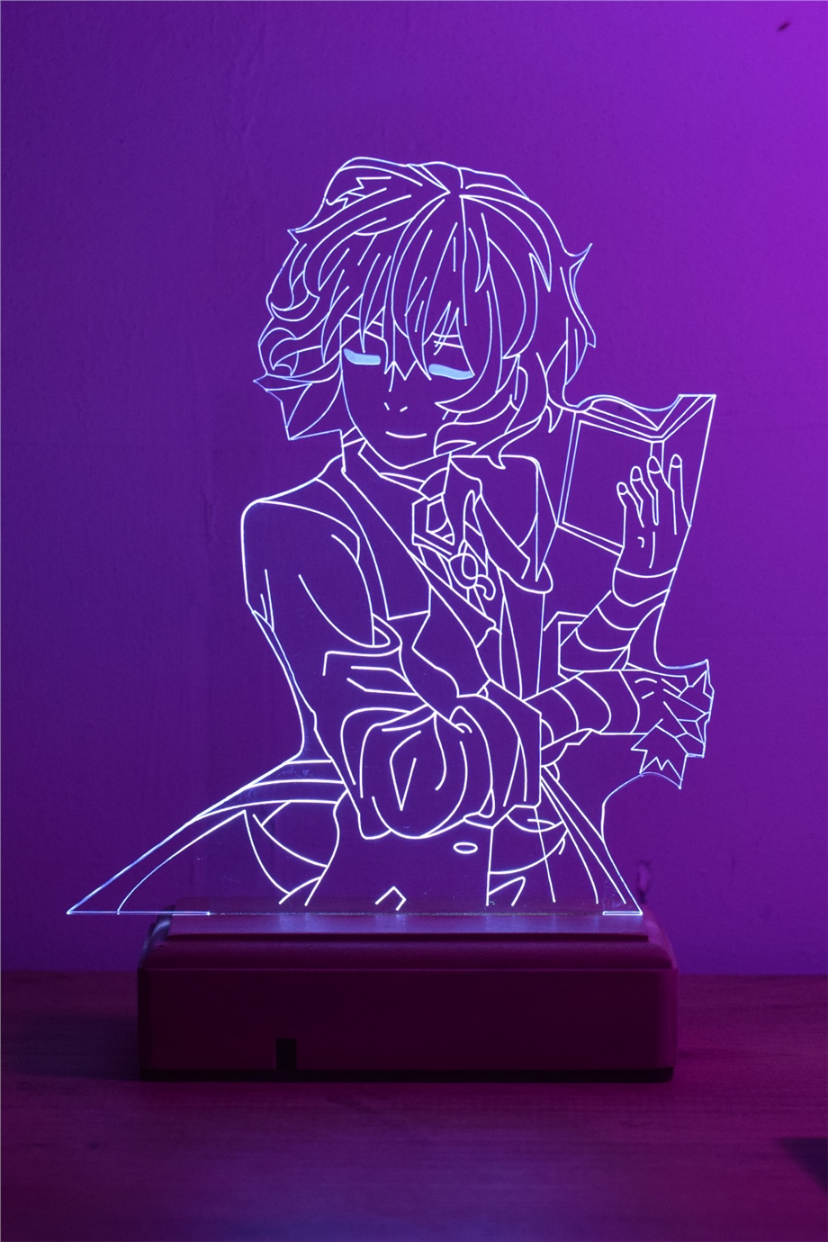 Bungo Stray Dogs Dazai Osamu 16 Renk Gece Lambası