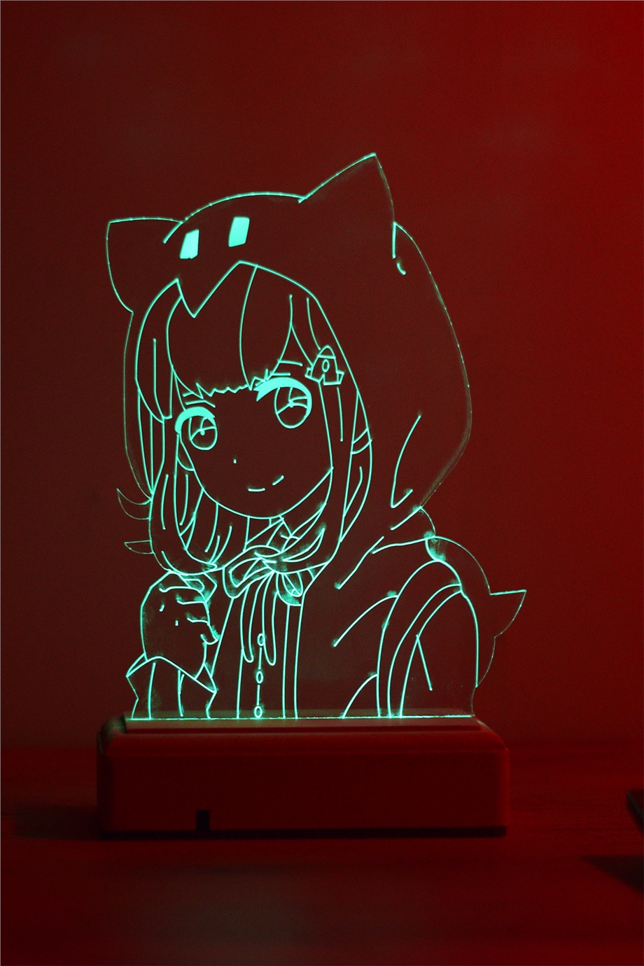Chiaki Nanami - Danganronpa 16 Renkli Anime Gece Lambası
