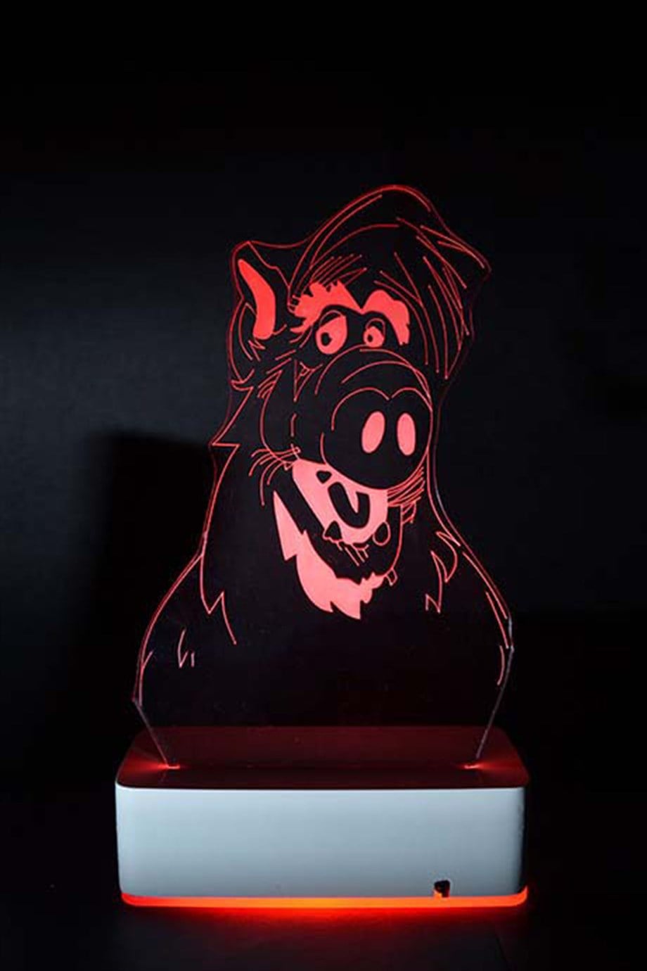 Çocuklara Özel Tasarım ALF 3D Dekoratif Led Lamba