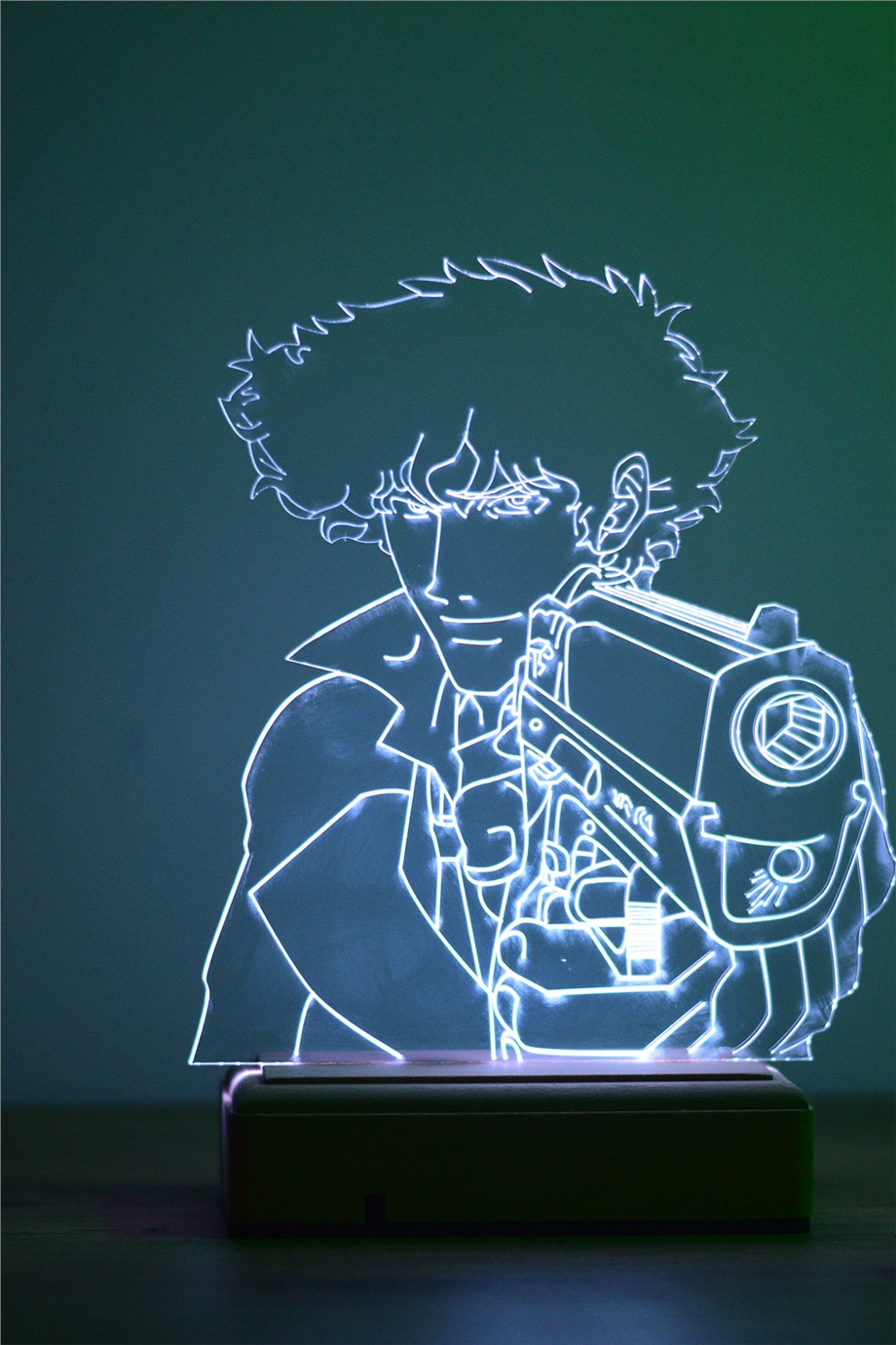 Cowboy Bebop 16 Renkli Anime Gece Lambası