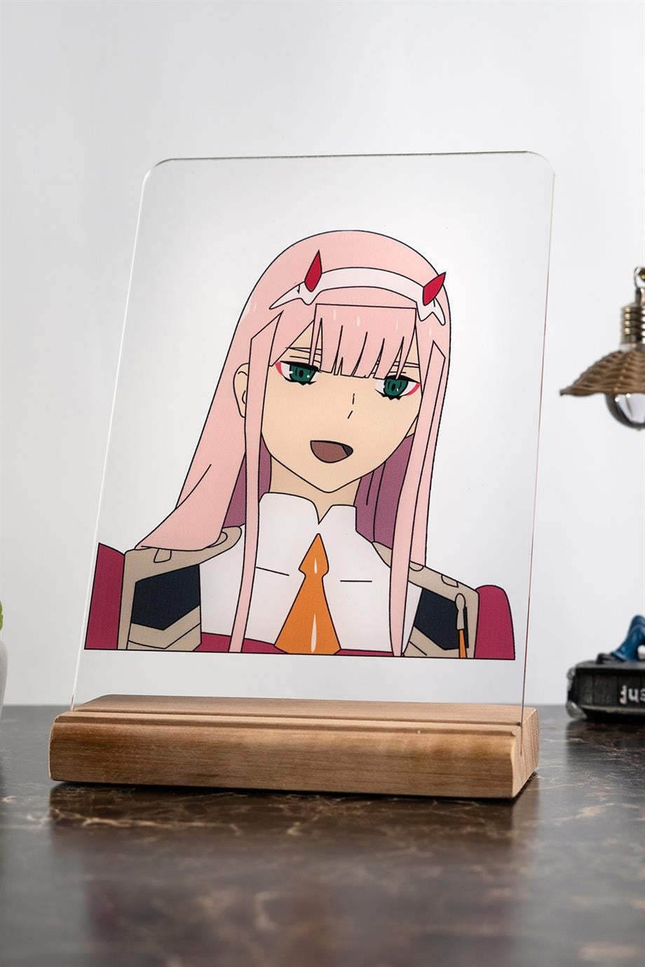Darling In The FRANXX Ev Dekoru Zero Two Anime Severlere Hediyelik Masa Süsü