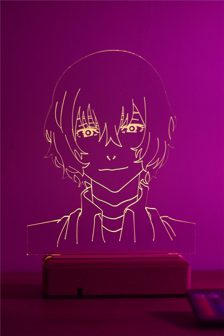 Dazai Osamu 16 Renk Gece Lambası