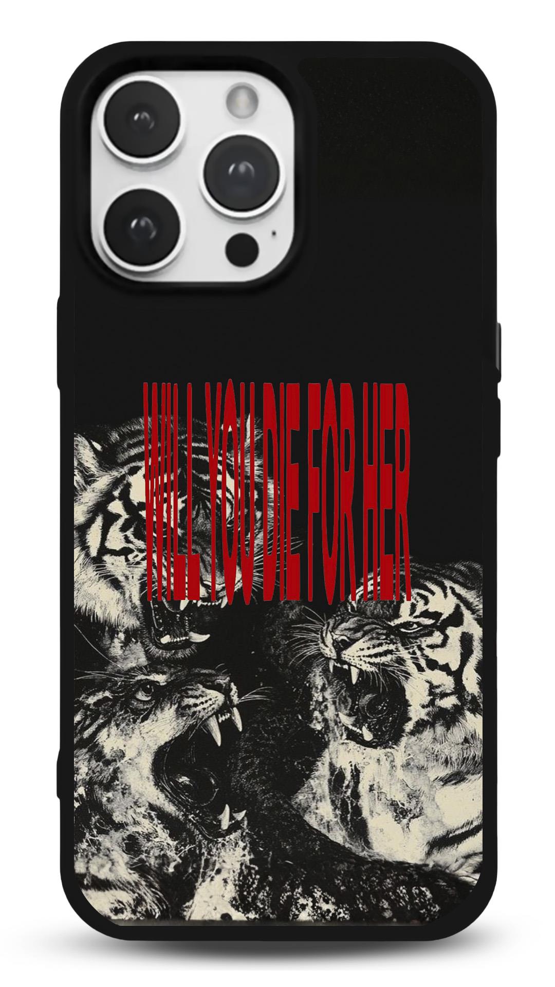 Die For Her Kaplanlı Glossy Telefon Kılıfı