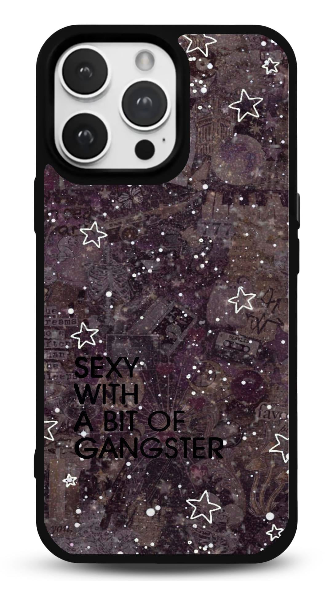 Gangster Tıldızlı Glossy Tasarım Telefon Kılıfı