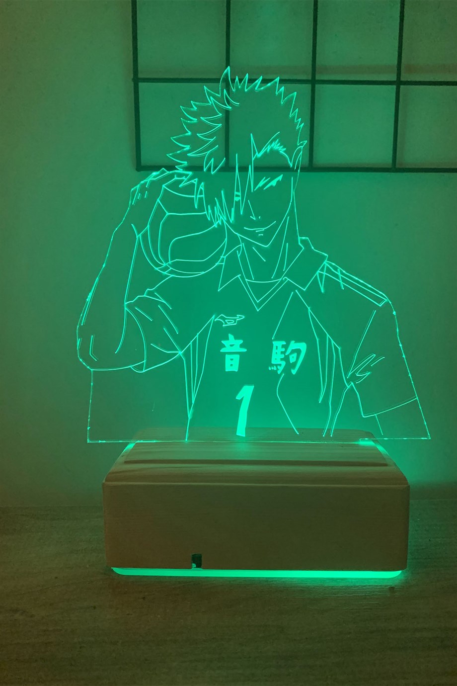 Haikyu!! Kuroo 16 Renk Gece Lambası