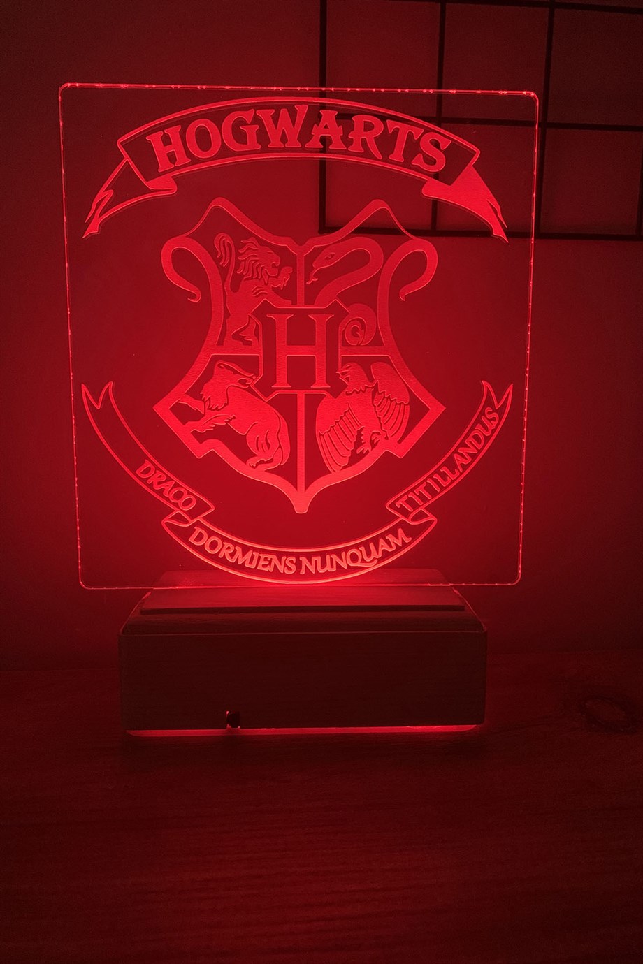 Harry Potter Hogwarts 16 Renk Gece Lambası