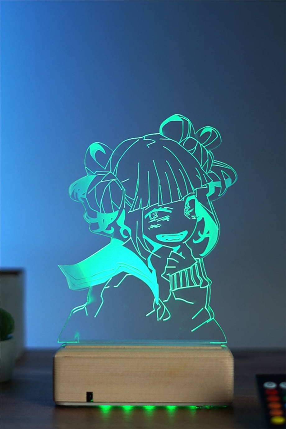 Himiko Toga - My Hero Academia 16 Renk Anime Gece Lambası