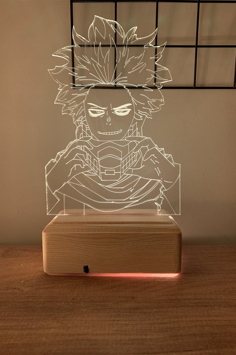 Hitoshi Shinso My Hero Academia 16 Renk Gece Lambası