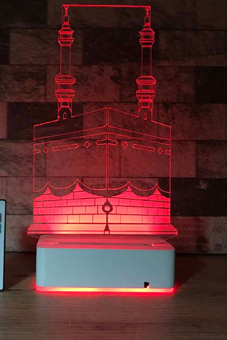 KABE 3D 16 Renk Dekoratif Led Lamba