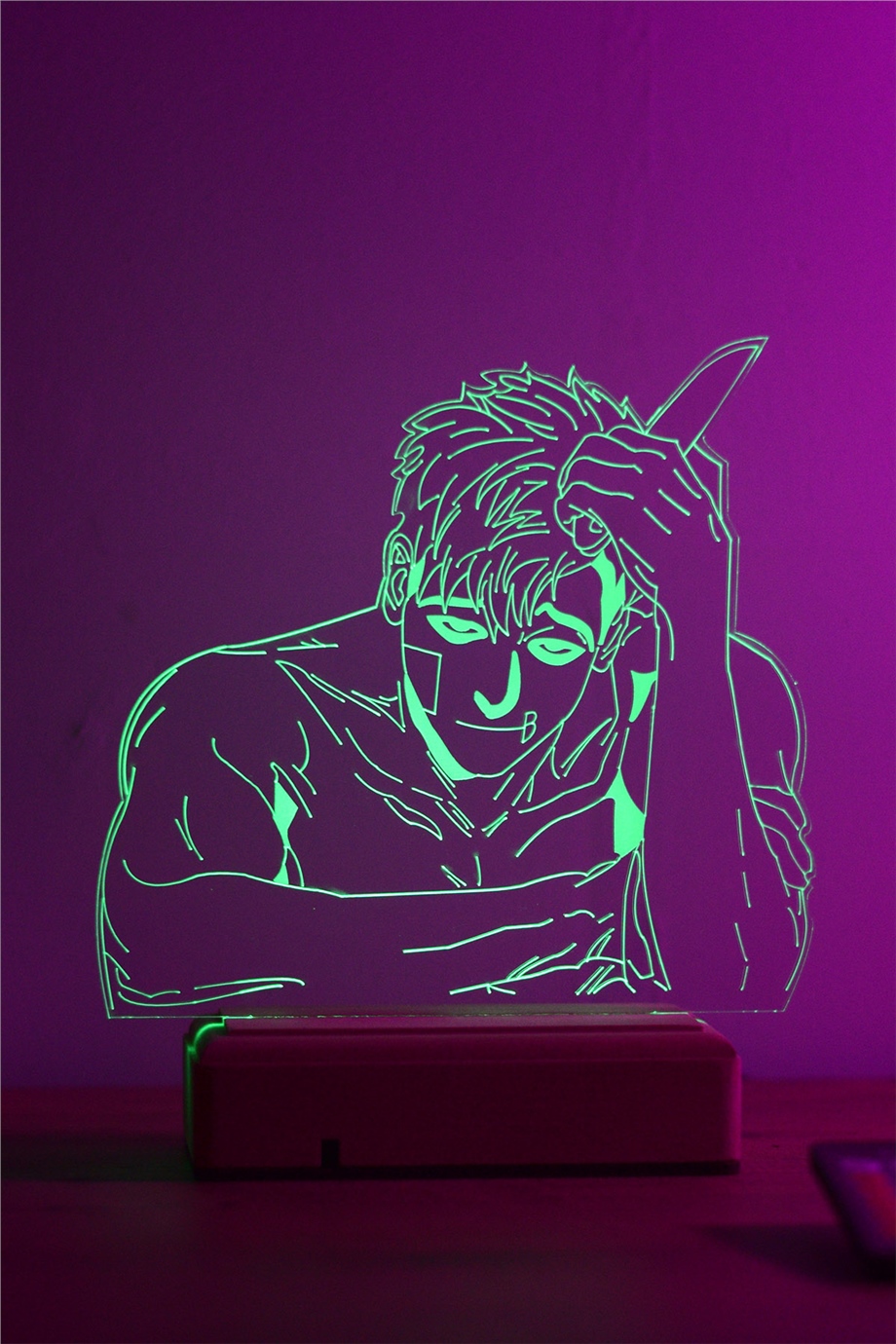 Killing Stalking Sangwoo 16 Renk Gece Lambası