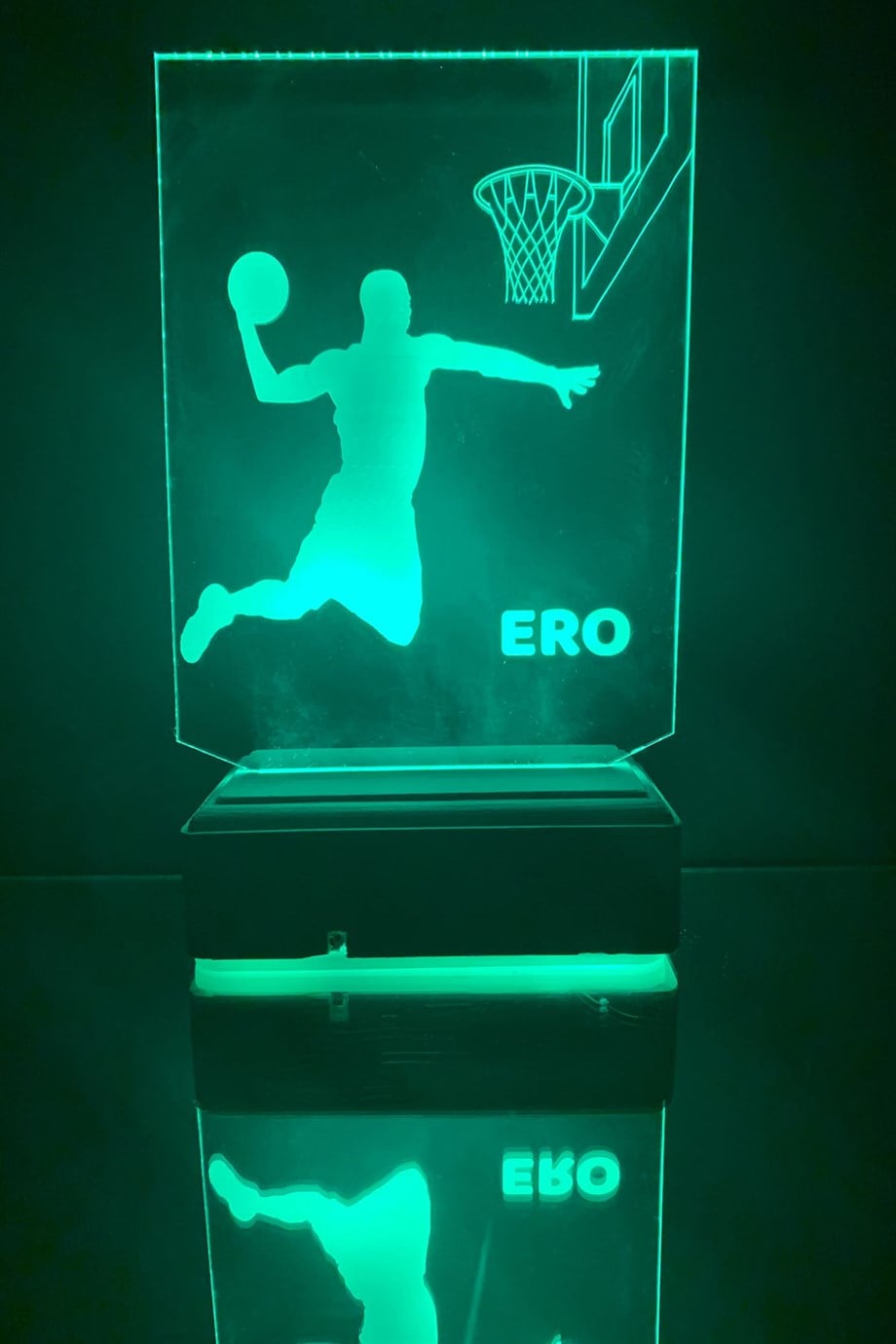 Kişiye Özel Basketbol Masaüstü 3D Led Lamba