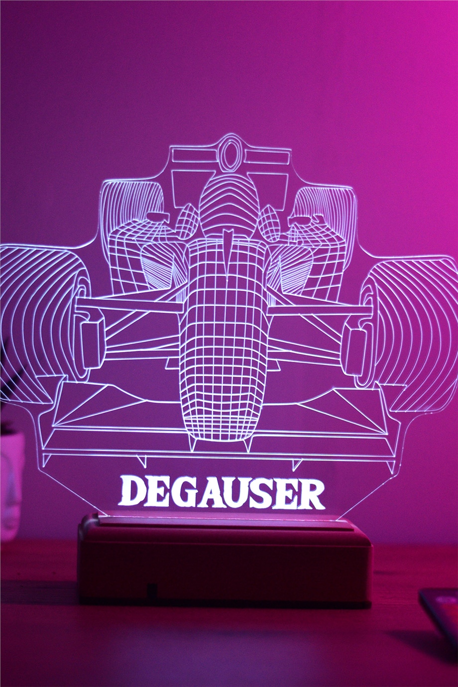 Kişiye Özel Formula F1 Masaüstü 3D Led Lamba
