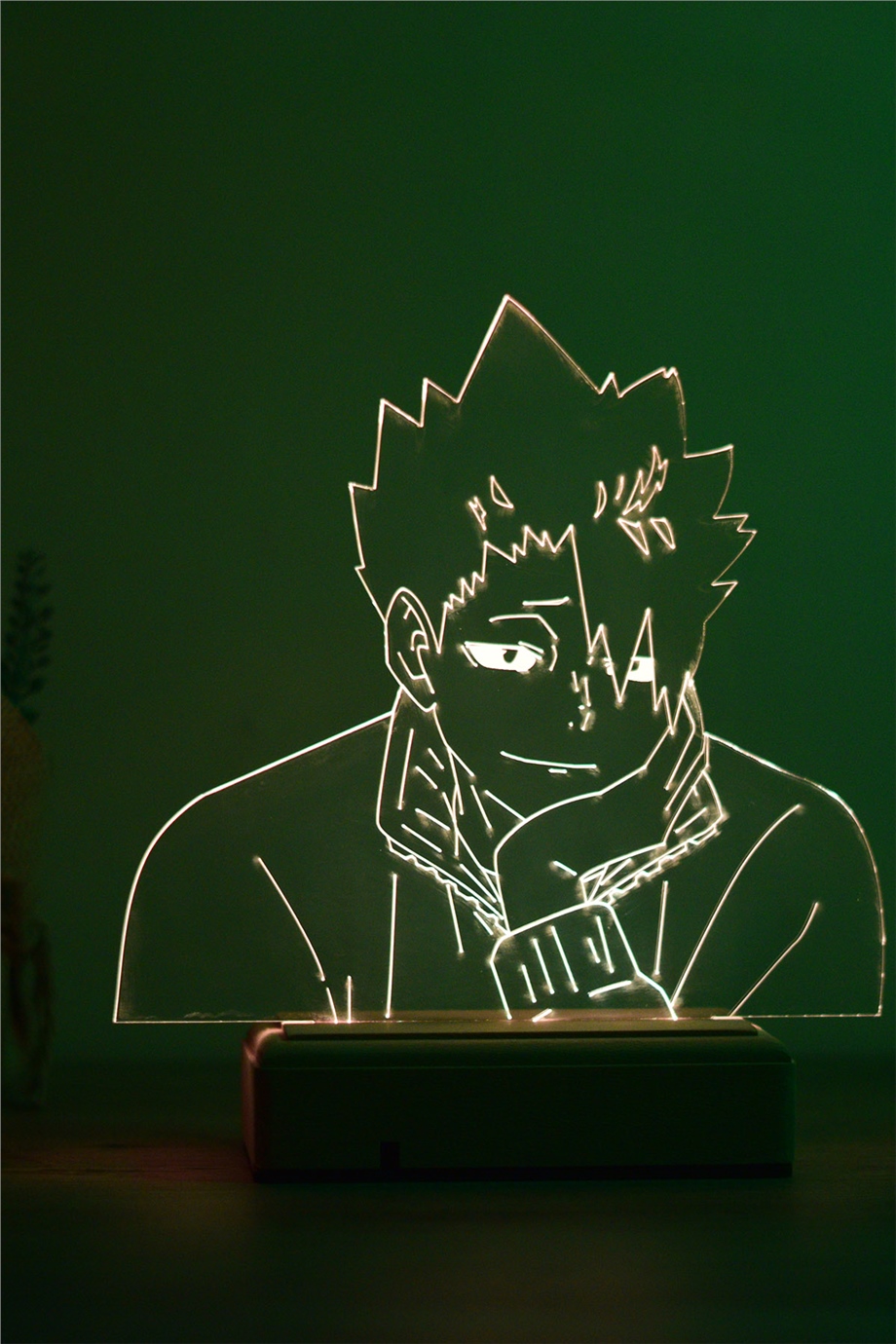 Kuroo Tetsurou Haikyuu 16 Renk Anime Gece Lambası