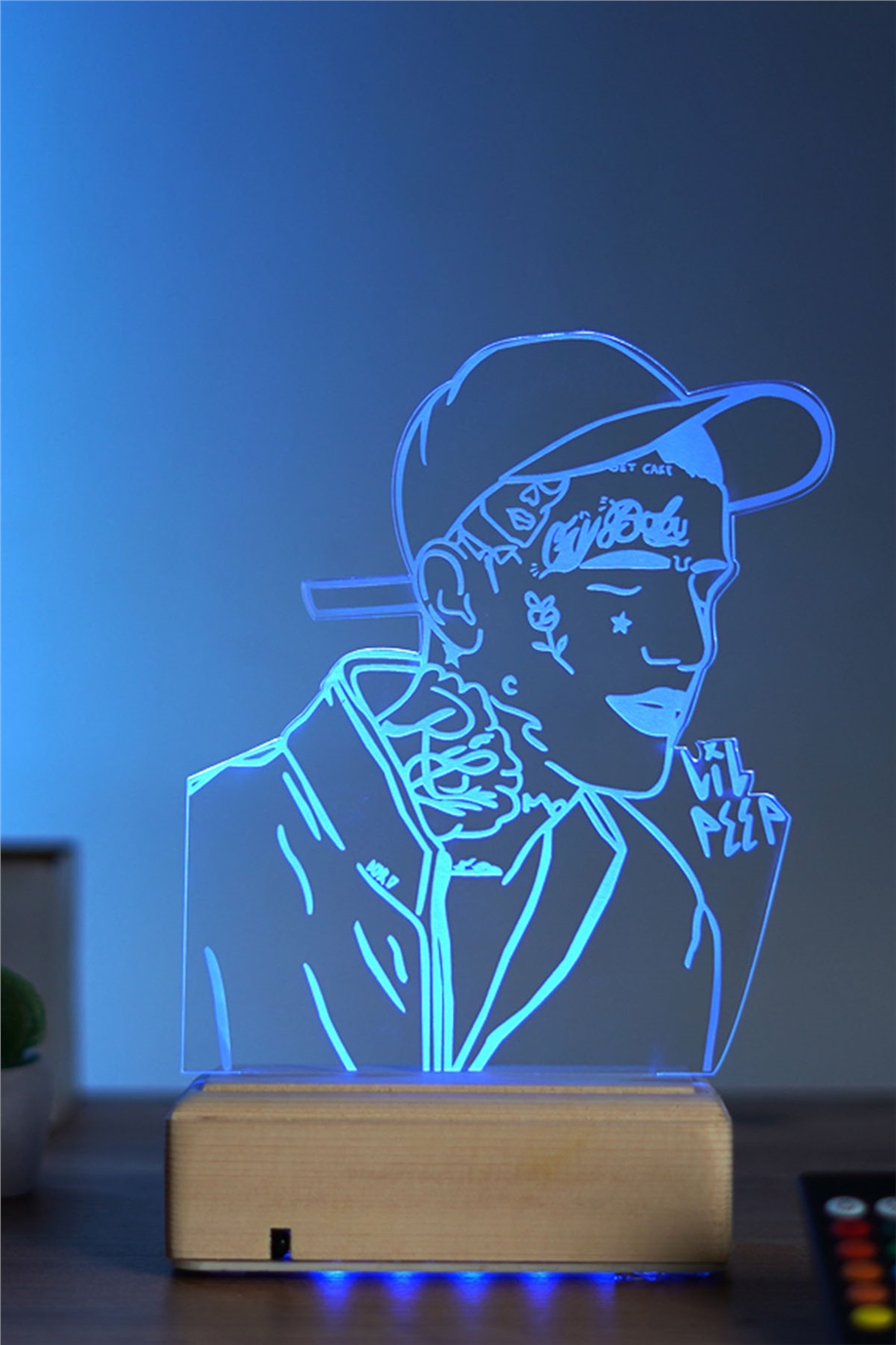 Lil Peep 16 Renk Gece Lambası