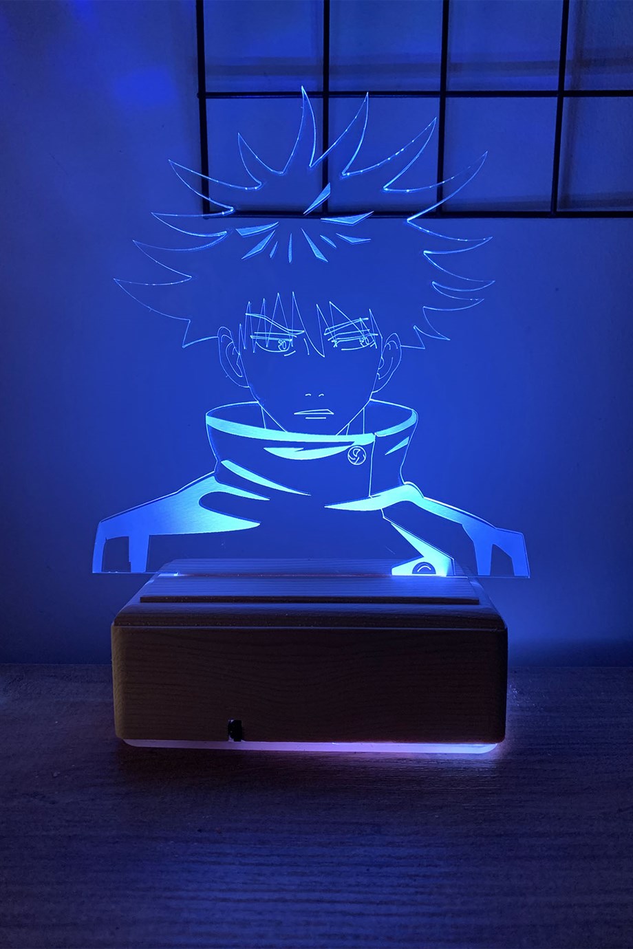Megumi Fushiguro  Jujutsu Kaisen 16 Renk Gece Lambası