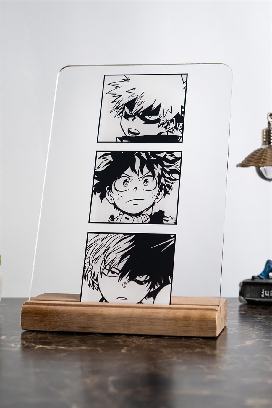 My Hero Academia Ev Dekoru Deku Bakugo Todoroki Anime Severlere Hediyelik Masa Süsü