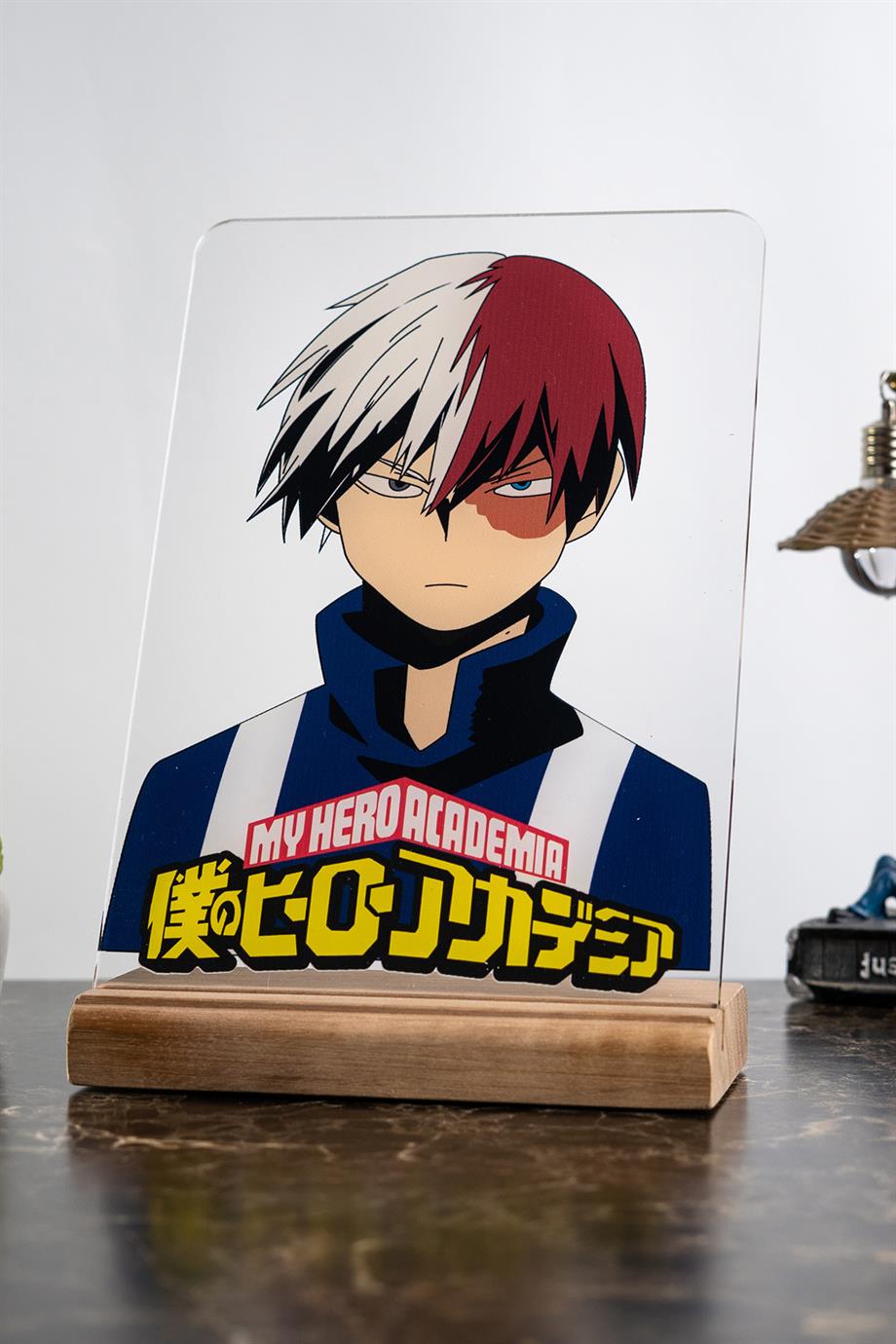 My Hero Academia Ev Dekoru Todoroki Anime Severlere Hediyelik Masa Süsü
