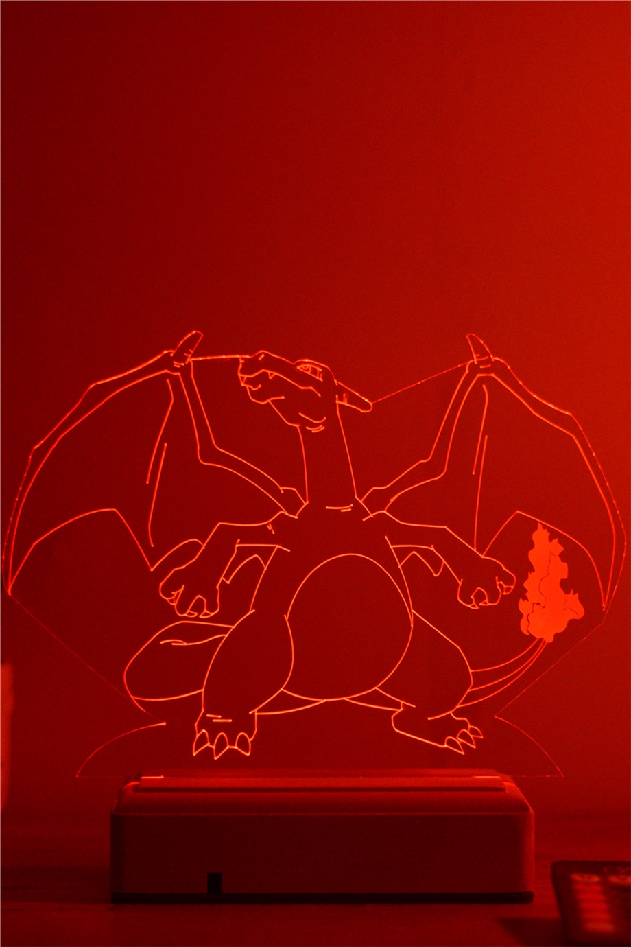 Pokemon - Charizard 16 Renk Anime Gece Lambası
