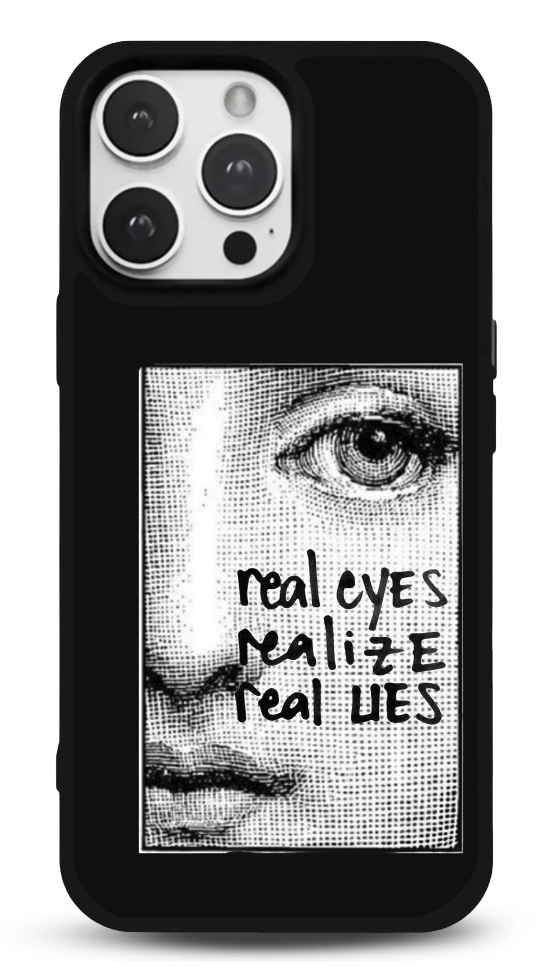 Real Eyes Parlak Tasarım Telefon Kılıfı