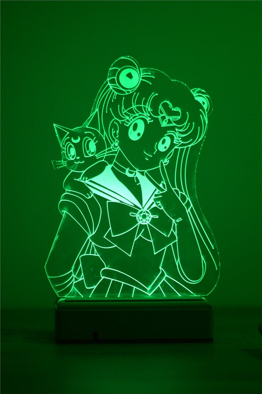Sailor Moon Usagi Tsukino 16 Renk Gece Lambası