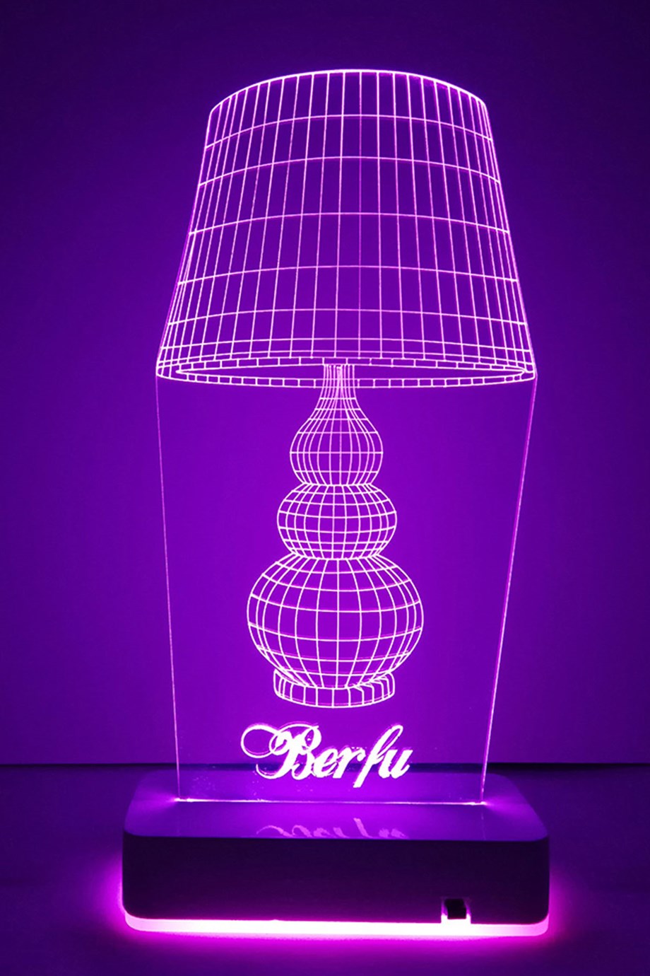 Sevgiliye Hediye 3D 16 Renk Dekoratif Led Masa Lambası