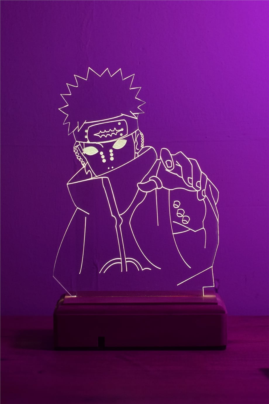 Six Paths Of Pain Naruto Nagato 16 Renk Gece Lambası