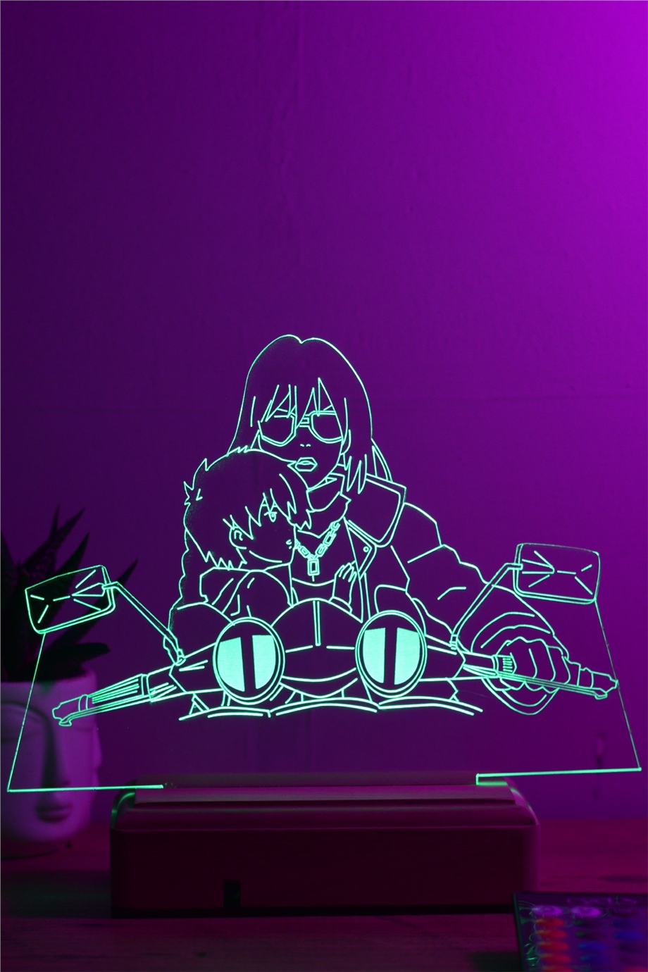 Michiko & Hatchin 16 Renkli Kumandalı Anime Gece Lambası