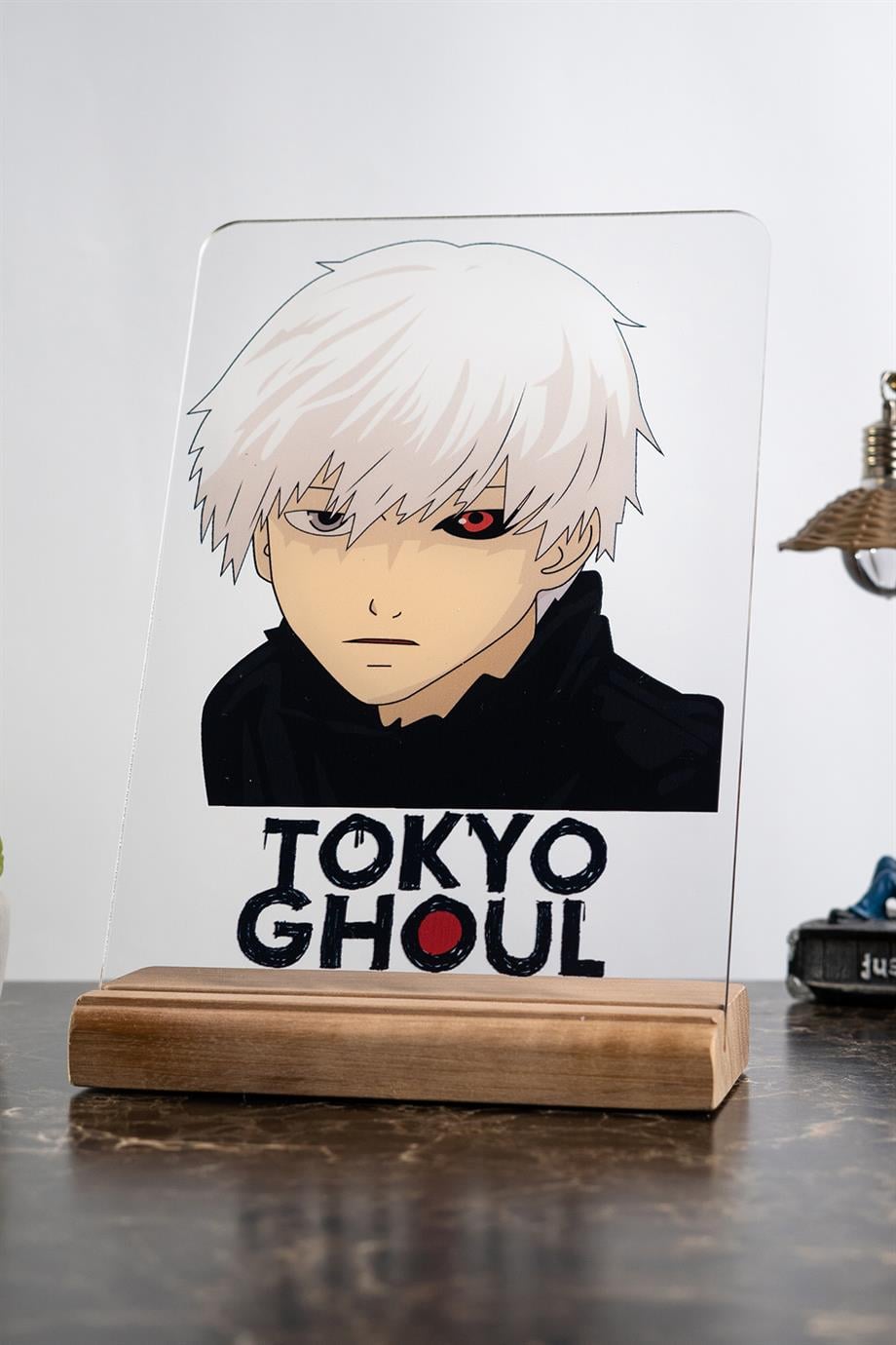 Tokyo Ghoul Ev Dekoru Ken Kaneki Anime Severlere Hediyelik Masa Süsü