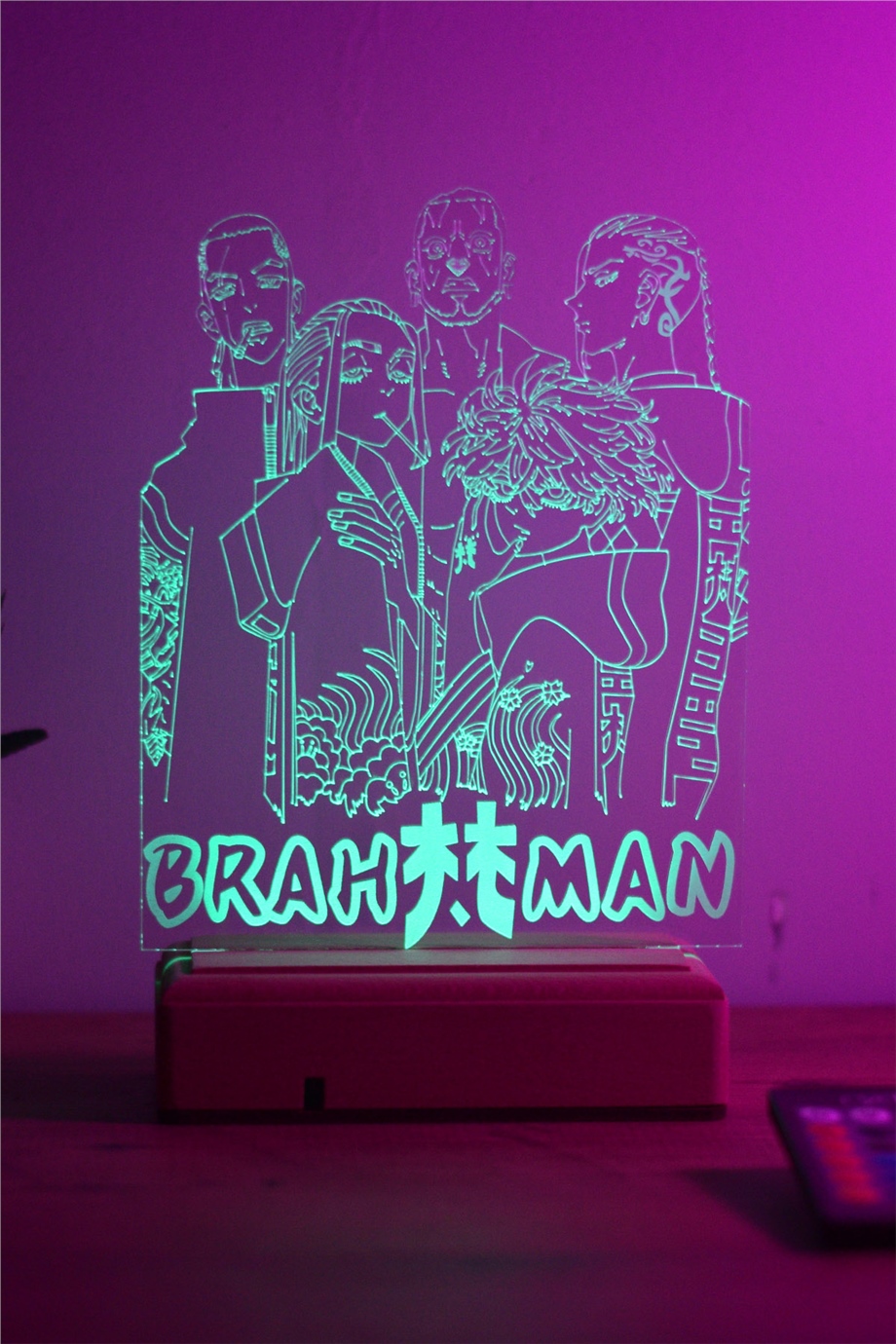 Tokyo Revengers Brahman Clan 16 Renkli Kumandalı Anime Gece Lambası