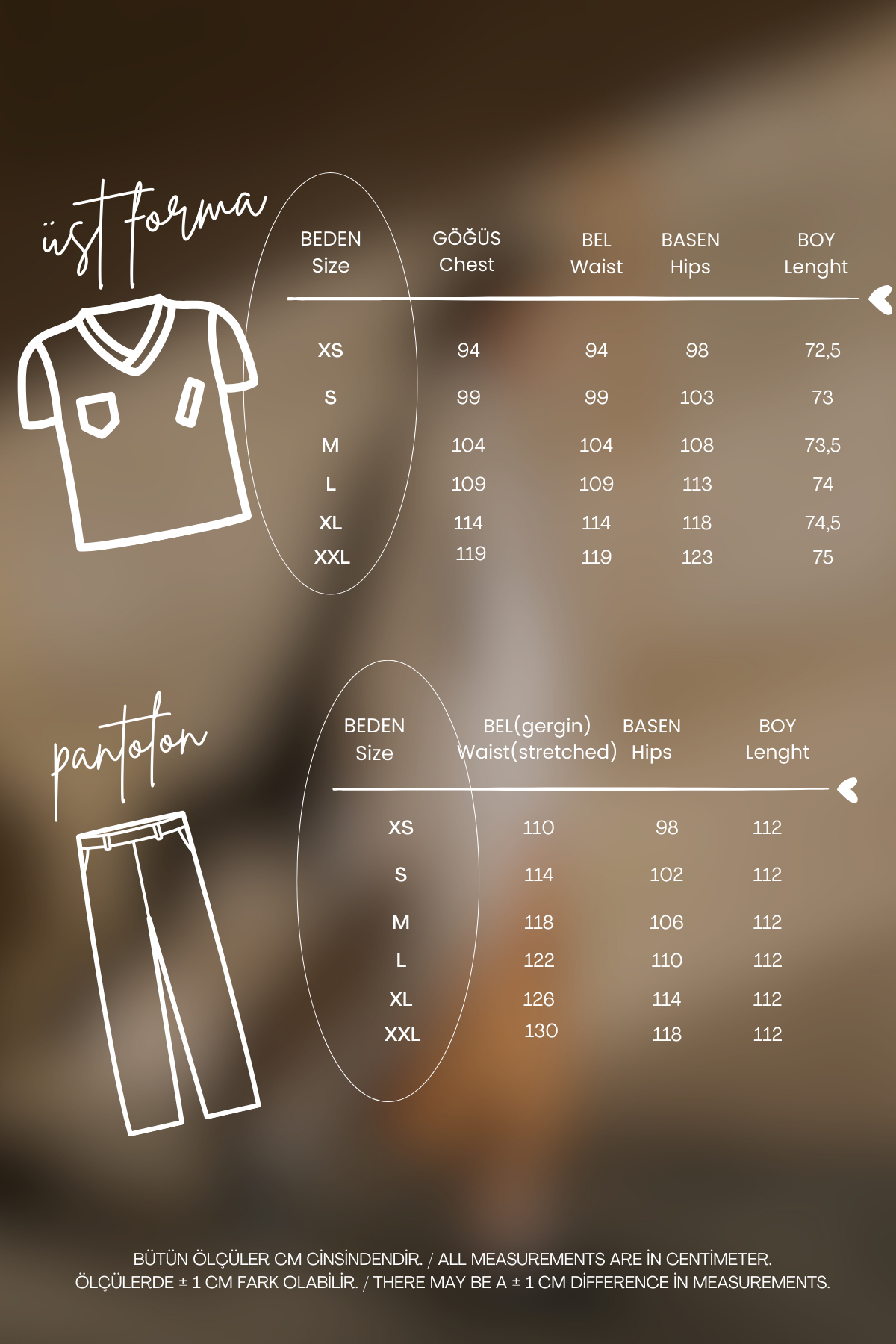Basic - Sorumlu Hemşire Forması Likralı Scrubs (Unisex) (Yeni Yönetmeliğe Uygun - Patriot Blue) (Takım)