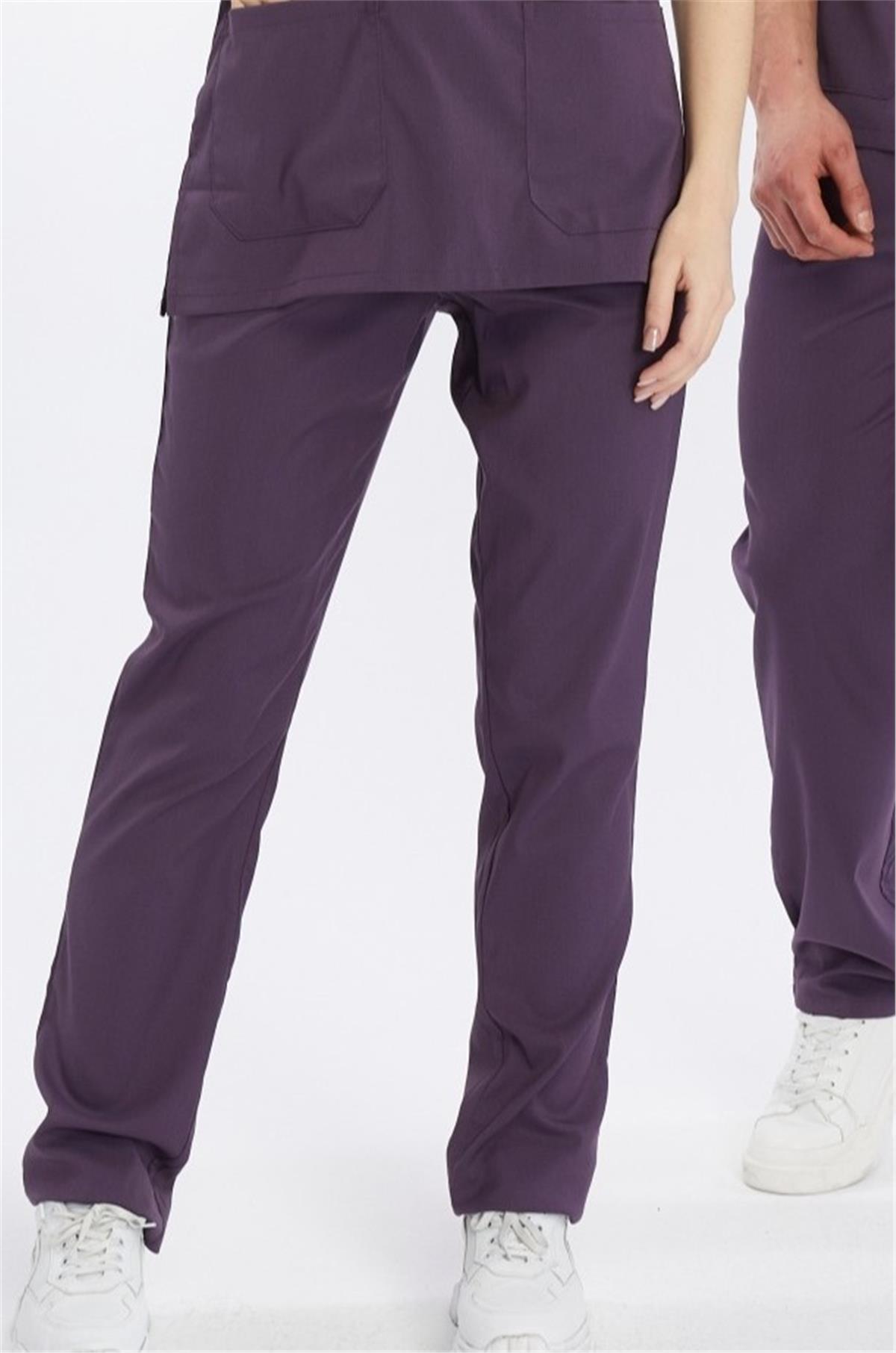 Happiness Basic - Likralı Doktor Hemşire Tek Alt Forma (UNISEX), Gül Kurusu