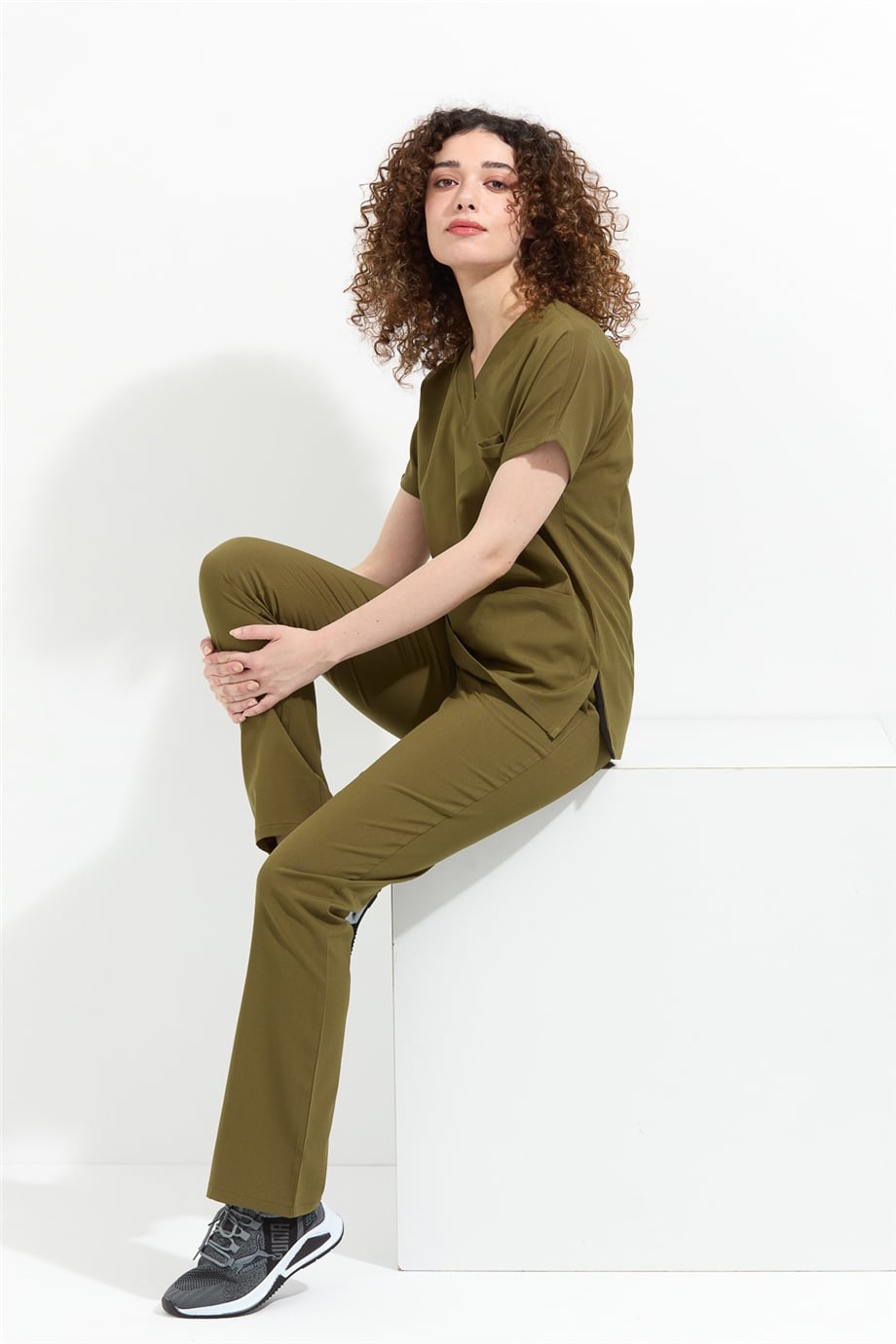 Happiness Spaniard - Doktor Hemşire Forma Takımı (KADIN), Haki