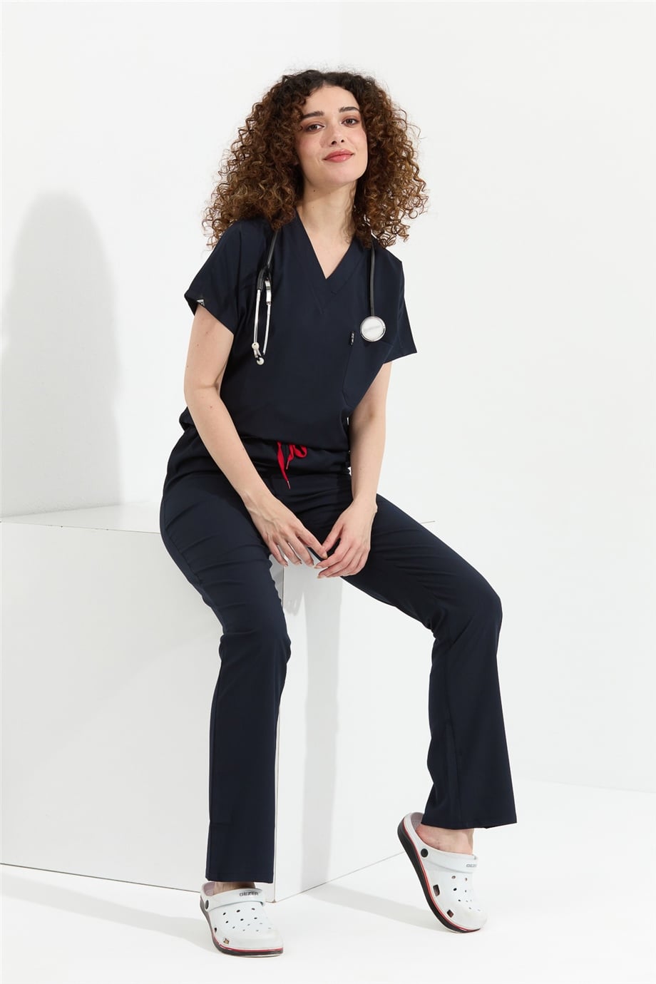 Happiness Spaniard - Doktor Hemşire Forma Takımı (KADIN), Lacivert