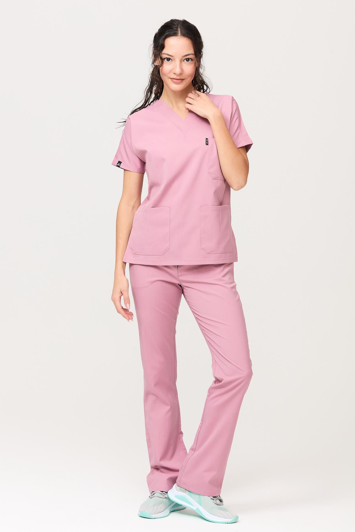 Happiness Spaniard - Doktor Hemşire Forma Takımı (KADIN), Gül Pembe