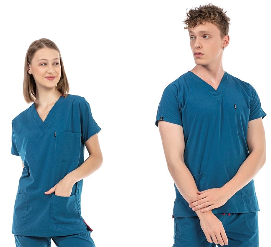 UltraLycra Basic - Tek Üst Forma (UNISEX), Petrol Mavi