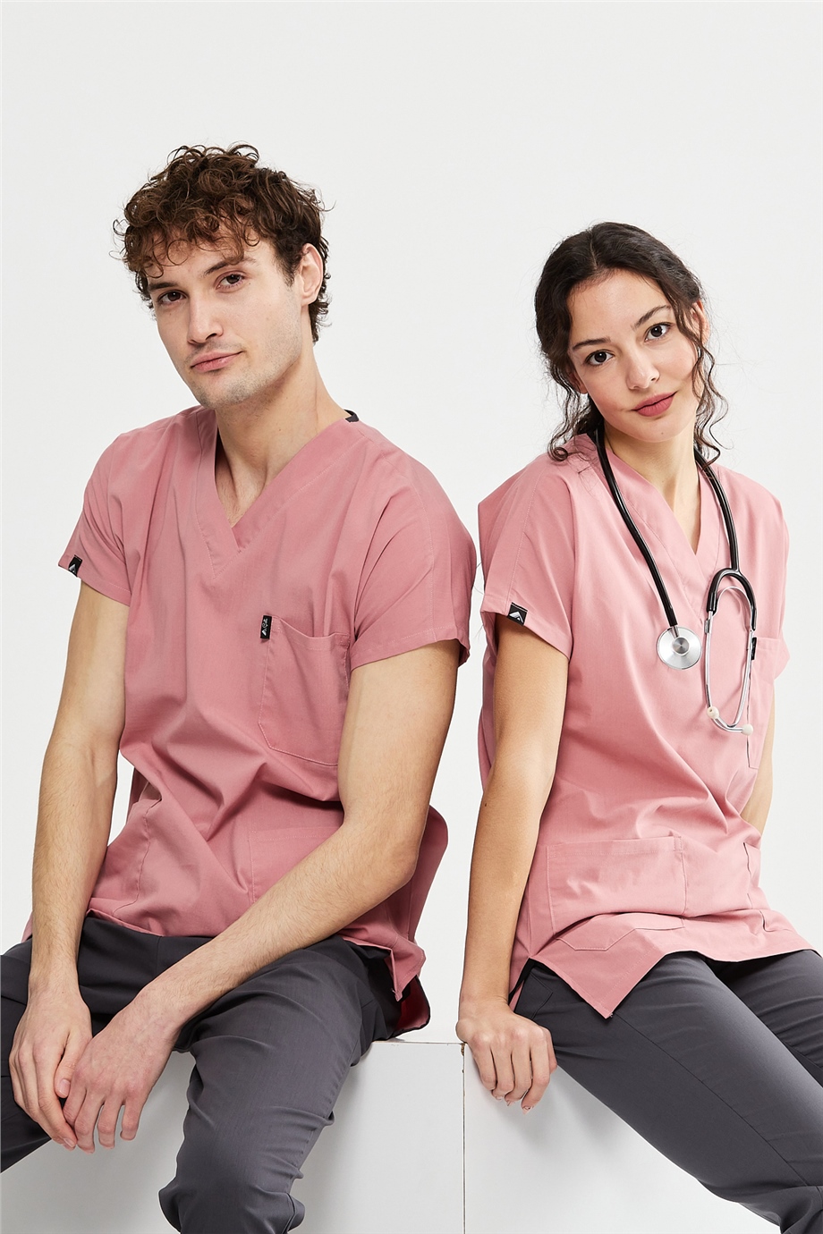 UltraLycra Basic - Tek Üst Forma (UNISEX), Bronz Pembe