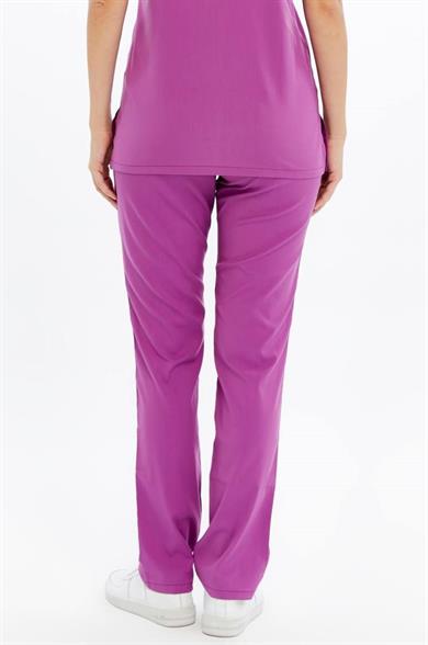 Basic - Ebe Forması Likralı Scrubs (Unisex) (Yeni Yönetmeliğe Uygun - Byzantium) (Pantolon)