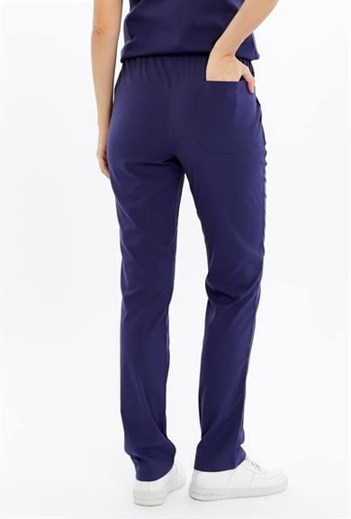 Basic - Hemşire Forması Likralı Scrubs (Unisex) (Yeni Yönetmeliğe Uygun - Patriot Blue) (Pantolon)