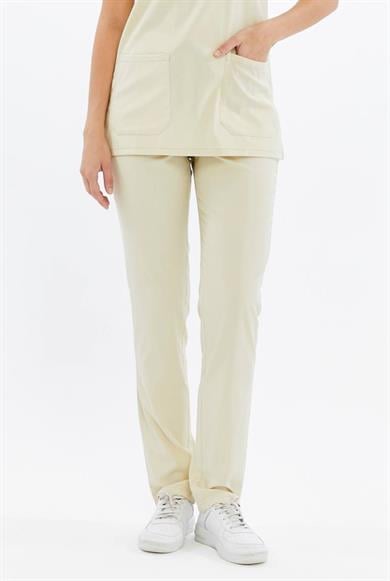 Basic - Tekniker,Teknisyen Forması Likralı Scrubs (Unisex) (Yeni Yönetmeliğe Uygun - Moth) (Pantolon)