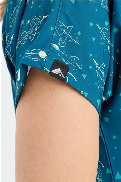 Carnival Basic -  Desenli Hemşire Doktor Veteriner Tek Üst Forma (UNISEX) / Astroloji