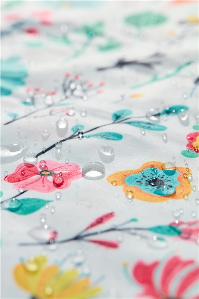 Carnival Basic -  Desenli Hemşire Doktor Veteriner Tek Üst Forma (UNISEX) / Sulu Boya Çiçek